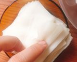 Hình bước làm 1 của món Chả giò rong biển chà bông gà