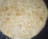 A picture of step 7 of Cheesy chicken paratha 😋😋😋.