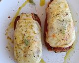 Foto del paso 8 de la receta: Milhojas de Milanesas de Berenjena con Pimientos del Piquillo