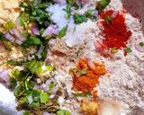 A picture of step 4 of Missi Roti.