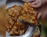 A picture of step 4 of Whole wheat thin crust cheese corn pizza.