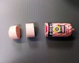 A picture of step 2 of Chunky Bologna Sausage.