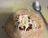 A picture of step 4 of Burrito with Guacamole.