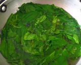 A picture of step 1 of Bathua poori.