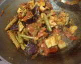 A picture of step 3 of Drumstick, Eggplant, and Lentil Dumpling Curry.