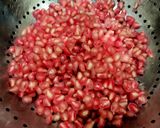A picture of step 1 of Pomegranate juice.