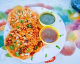 A picture of step 5 of All time favourite healthy nutritious chana dal vegetable Chilla.
