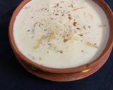 A picture of step 5 of Amritsari phirni.