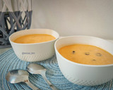 Foto del paso 4 de la receta: Sopa fría de sandía y coco con mozzarella