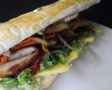Foto del paso 11 de la receta: Ciabatta artesanal rellena de queso y filete