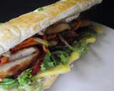 Foto del paso 11 de la receta: Ciabatta artesanal rellena de queso y filete