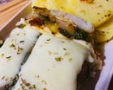 Foto del paso 7 de la receta: FILETES DE PEJERREY CON CUBIERTA DE ESPINACAS Y TOMATES SECOS (GRATINADOS)🐟🥬🍅🧀🧀🍅🥬🐟🥘🫕🍲🍛🐟🐟