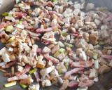 Foto del paso 3 de la receta: Champiñones a la plancha rellenos de bacon