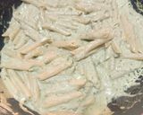 Foto del passaggio 6 della ricetta Pennette con crema di basilico e ricotta