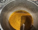 A picture of step 1 of Ofada sauce.