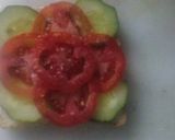 A picture of step 3 of Vegetables sandwich.