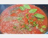 Spagetti paradicsomos húsgolyókkal recept fázis 2 fotója