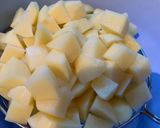 Hawaii csirke, sült kocka burgonyával recept fázis 6 fotója