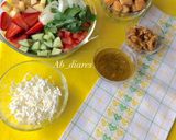 صورة لخطوة 3 من وصفة سلطة بالبيكان المكرمل اللذيذة 🍯🍓🥬