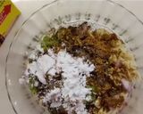 A picture of step 3 of Maggi Manchurian.