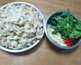 塔香薑絲炒麵腸（手撕）的食譜步驟1照片