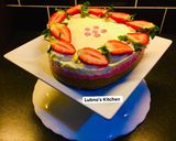 A picture of step 6 of Strawberry cheese cake 🍰.