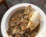 A picture of step 2 of Fresh Fish pepper soup and Eko.