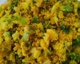 A picture of step 4 of Zunaka (Maharashtra special).