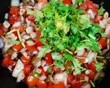 A picture of step 3 of Izma Salsa.