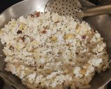 A picture of step 3 of Fried rice with sprouts.