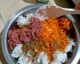Foto langkah ke 2 dari resep Nasi Kepal Selimut.