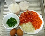 รูปขั้นตอนการทำที่ 1 ของ #อาหารง้ายง่าย ข้าวผัดหมูสับ