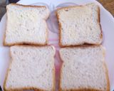 A picture of step 1 of Cheese cucumber sandwich.
