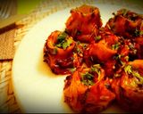 A picture of step 13 of DEVIL MOMOS | SPICY VEGETABLE MOMO IN Chilli GARLIC SAUCE.