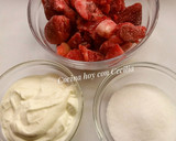 Foto del paso 1 de la receta: Helado de fresa elaborado con la Monsieur Cuisine Plus