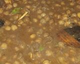 A picture of step 2 of Amritsari chole with aloo kulcha.