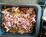 Foto del paso 4 de la receta: Patatas con bacon al horno