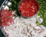 A picture of step 2 of Corn & Mix Vegetable Oats Soup.