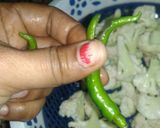 गोभी के पकोड़े (gobi ke pakode recipe in Hindi) रेसिपी चरण 3 फोटो