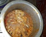 A picture of step 1 of Chicken tikks.