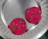 A picture of step 4 of Beetroot Tikki.