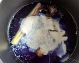 Foto langkah ke 3 dari resep Nasi Uduk Bunga Telang | Rice Cooker.