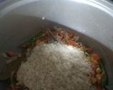 A picture of step 5 of Coconut Veg Pulao.