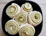 Une image de l'étape 4 de Pistaches rowl, version vegan.