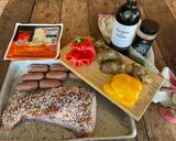 Foto del paso 1 de la receta: Asado de Picaña - Pollo relleno con jamón y queso