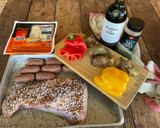 Foto del paso 1 de la receta: Asado de Picaña - Pollo relleno con jamón y queso