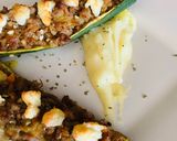 Foto del paso 7 de la receta: Calabacín relleno con cama de puré de patata