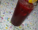 A picture of step 1 of Cinderella mocktail.