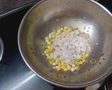 A picture of step 1 of Zunka (Maharashtrian recipe).
