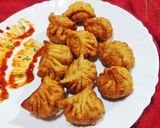 A picture of step 5 of Crispy Fried Mutton Momos.
